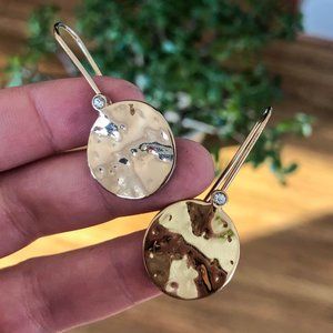 Gold Circle Earrings